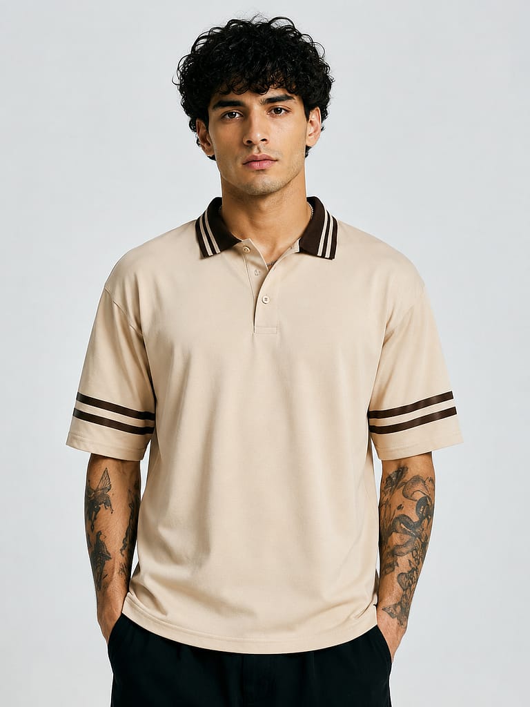 men premium polo tshirt by men badger